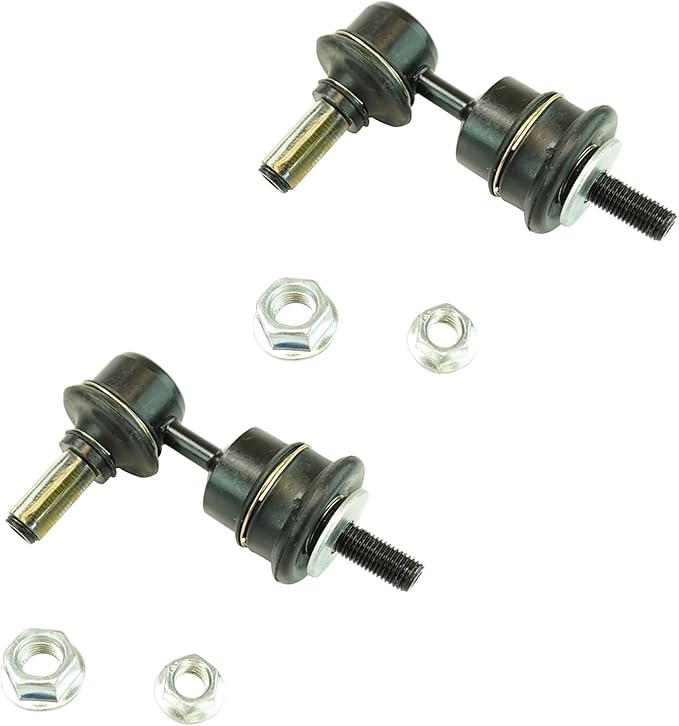 TRQ Rear Sway Bar Stabilizer Link Set Compatible with 2007-2013 Mazda 3