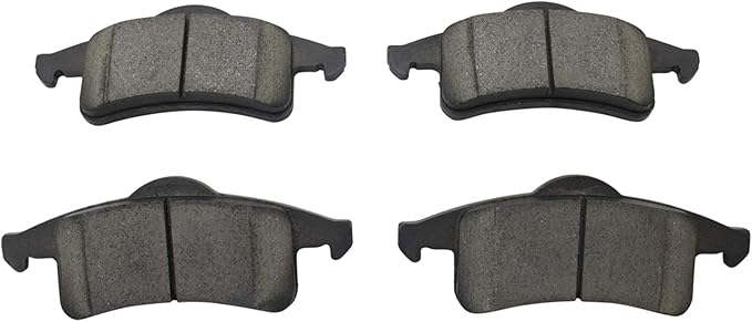 TRQ Rear Brake Pads Ceramic Compatible with 1999-2004 Jeep Grand Cherokee