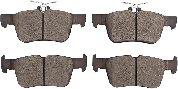 TRQ Premium Posi Ceramic Brake Pad Rear Set for Ford Edge Fusion Lincoln MKC MKZ