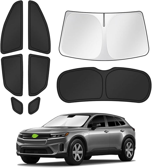 Sunshades for 2024-2025 2026 Honda Prologue Accessories Windshield Sun Shade Side Rear Window Shade Cover Sun Visor Shield Privacy Protection for Camping Keep Vehicle Cool Black 8PCS