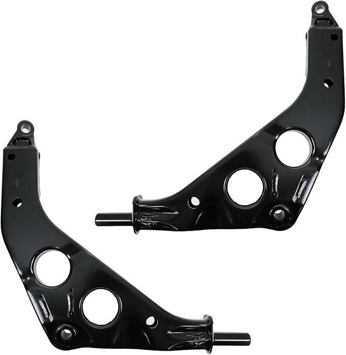 TRQ Front Lower Control Arm Set Control Arm Mounting Bracket Compatible with 2002-2008 Mini Cooper