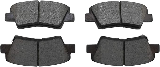 TRQ Rear Brake Pads Ceramic Compatible with 2010-2011 Hyundai Azera 2009-2010 Sonata 2007-2009 Kia Amanti 2010-2013 Soul