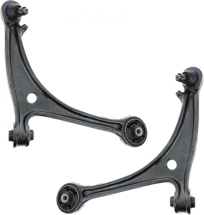 TRQ Front Lower Driver and Passenger Side Control Arm and Ball Joint Set 2 Piece Compatible with 2005-2006 Honda Odyssey