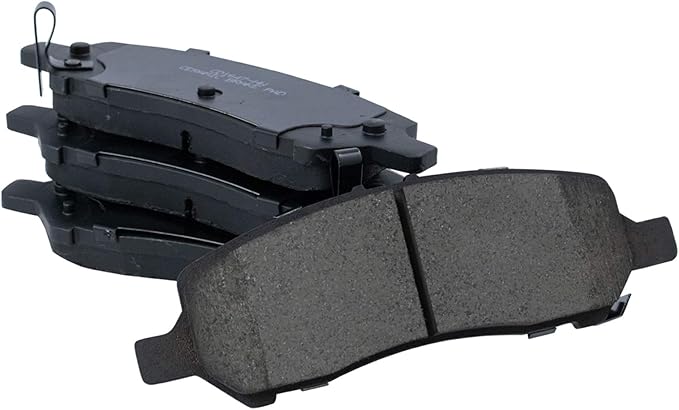 TRQ Rear Brake Pads Ceramic Hardware Wear Sensor Compatible with 2013-2016 Dodge Dart