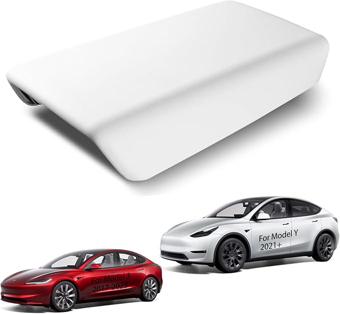 Model Y Armrest Cover for Tesla Model Y 2024-2021 and Model 3 2023-2017