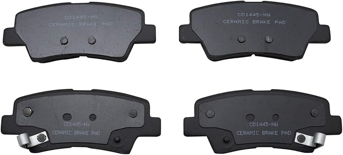 TRQ Rear Posi Ceramic Brake Pad Kit Set for Hyundai Sonata Kia Optima