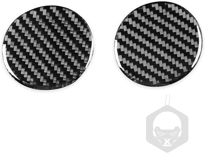 Carbon Fiber Stickers Car Trailer Buckle Switch Car Interior Trim Compatible with Tesla Model 3 2024 Accessories Decorative Stickers Overlay Decal Cover