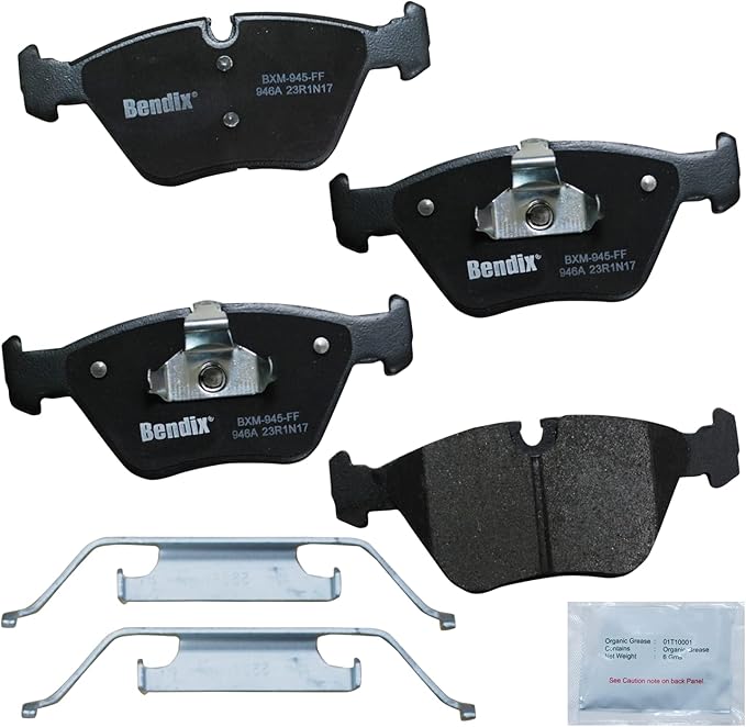 Bendix Priority1 CFM946A Semi-Metallic Front Brake Pads for BMW M3 2006-2003