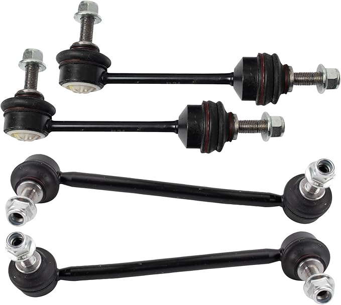 TRQ Front & Rear Sway Bar Stabilizer Link Set Compatible with 2012-2016 Tesla S