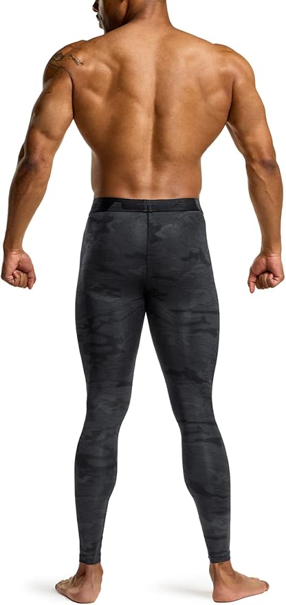 TSLA Men's Compression Pants - Cool Dry Athletic Sports Workout Running Tights Leggings Baselayer
