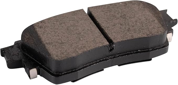 TRQ Rear Ceramic Brake Pad Set Includes Contact Point Grease Compatible with 22-24 Mitsubishi Outlander 22-24 Nissan Pathfinder 22-24 INFINITI QX60 23 Nissan Rogue 21-22 Rogue Front Wheel Drive