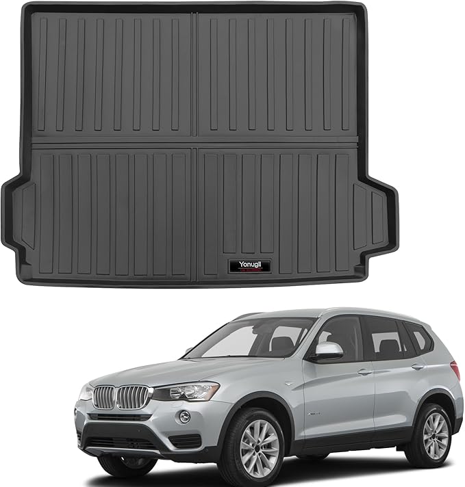 Custom for 2011-2017 BMW X3 Cargo Mats Trunk Liner All Weather TPE Protection Mat Accessories (for 2011-2017 BMW X3)