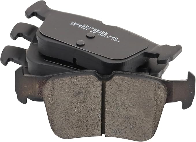 TRQ Premium Posi Ceramic Brake Pad Rear Set for Ford Edge Fusion Lincoln MKC MKZ