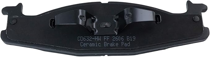 TRQ Front Brake Pads Ceramic Compatible with 1994-1996 Ford Bronco 2003 E-150 Club Wagon 1994-2002 Econoline F-150