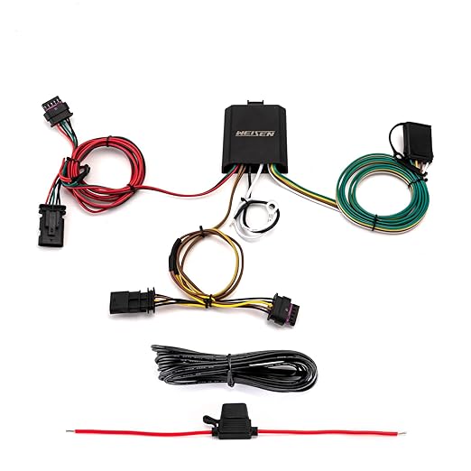 WeiSen 4-Pin Trailer Wiring Harness with Plug & Play Connector Compatible with Tesla Model Y 2021-2023