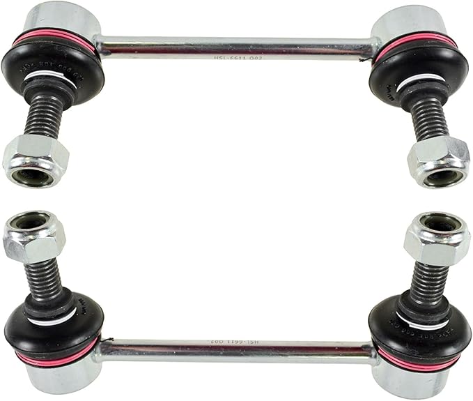 TRQ Rear Sway Bar Stabilizer Link Set Compatible with 2001-2009 Volvo S60 1999-2006 S80 2001-2007 V70 2003-2007 XC70 2003-2014 XC90