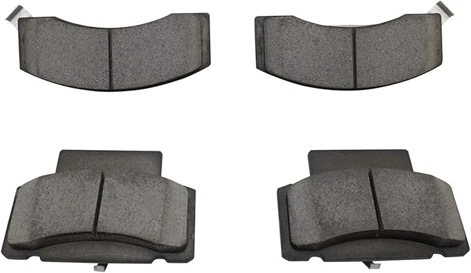 TRQ Front Brake Pads Ceramic Compatible with 1990-2000 Chevrolet C3500 1996-2002 Express 3500 K3500 1994-1999 Dodge Ram 2500 Ram 3500 GMC Savana 3500