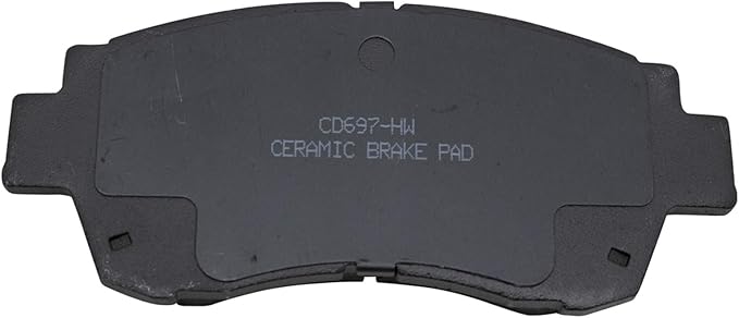 TRQ Front Brake Pads Ceramic Compatible with 1996-1998 Lexus SC300 1995-1997 Toyota Avalon 1996-2001 Camry 1998-1999 Celica 1998-2003 Sienna