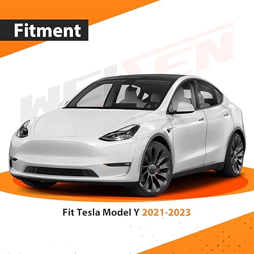 WeiSen 4-Pin Trailer Wiring Harness with Plug & Play Connector Compatible with Tesla Model Y 2021-2023