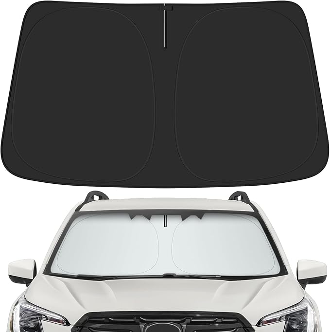 Car Windshield Sun Shade for Subaru 2019-2025 2026 Forester Accessories (OEM Design) Reflective Foldable Heat Insulation Sunshade for Ultimate Protection