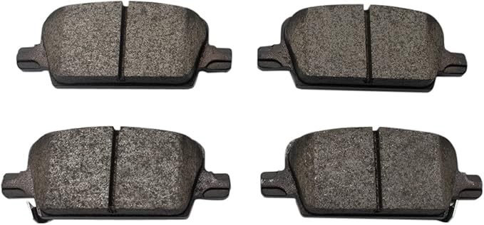 TRQ Rear Brake Pads Ceramic Compatible with 2016-2020 Chevrolet Malibu