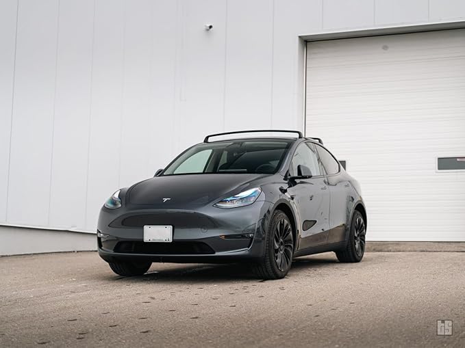Tesloid.com Aluminum Roof Rack Cross Bars for Tesla Model Y