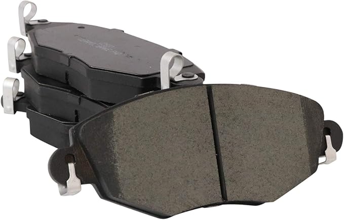 TRQ Front Brake Pads Ceramic Compatible with 2002-2008 Jaguar X-Type