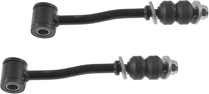 TRQ Front Driver and Passenger Side Sway Bar Link Set 2 Piece Compatible with 1991-2001 Jeep Cherokee 1993-1995 Grand Cherokee 1991-1992 Comanche 1993 Grand Wagoneer