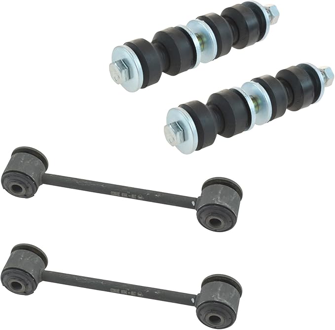 TRQ Front & Rear Sway Bar Stabilizer Link Set Compatible with 2001-2010 Chrysler PT Cruiser