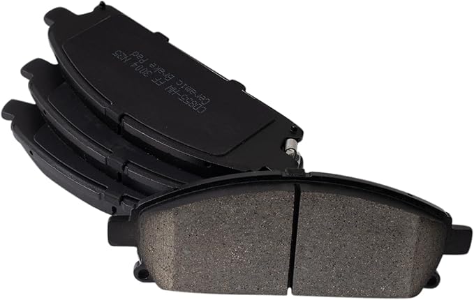 TRQ Front Brake Pads Ceramic Hardware Wear Sensor Compatible with 2003-2006 Acura MDX 1997-2001 Infiniti Q45 1997-2003 QX4 1996-2004 Nissan Pathfinder 2004-2009 Quest