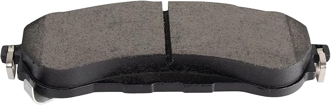 TRQ Rear Ceramic Brake Pad Set Includes Contact Point Grease Hardware Compatible with 2019-2021 Ford Ranger