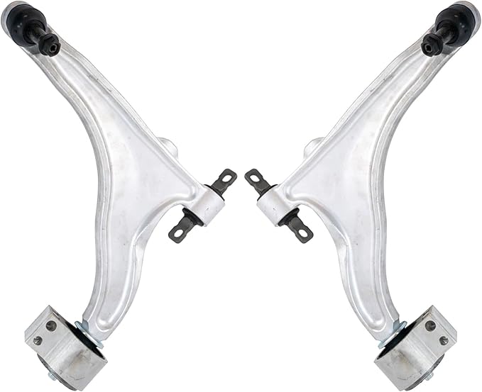 TRQ Front Left and Right Lower Control Arm with Ball Joint Set 2 Piece Compatible with 2010-2016 Cadillac SRX