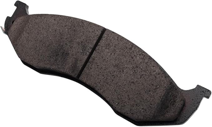 TRQ Front Ceramic Brake Pad Set Includes Hardware and Contact Point Grease Compatible with 90-95 Jeep Wrangler 97-06 Wrangler 90-93 Cherokee 4 Wheel Drive 94-01 Cherokee 93-98 Grand Cherokee