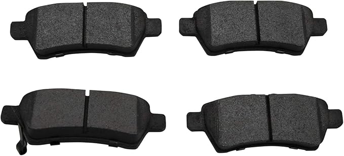 TRQ Rear Brake Pads Ceramic Compatible with 2005-2012 Nissan Pathfinder 2006-2007 Xterra