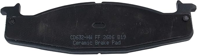 TRQ Front Brake Pads Ceramic Compatible with 1994-1996 Ford Bronco 2003 E-150 Club Wagon 1994-2002 Econoline F-150