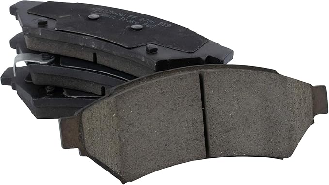 TRQ Front Brake Pads Ceramic Hardware Compatible with 2005-2008 Buick LaCrosse 2005-2007 Terraza 2005-2009 Chevrolet Uplander 2005-2008 Pontiac Grand Prix 2005-2006 Montana 2005-2007 Saturn Relay
