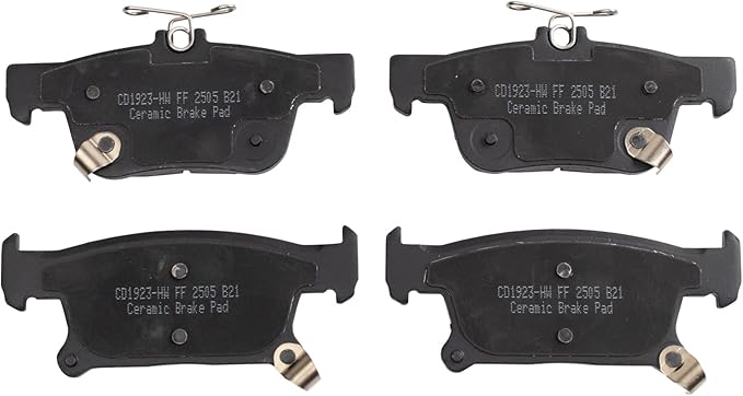 TRQ Rear Brake Pads Ceramic Compatible with 2016-2020 Buick Envision
