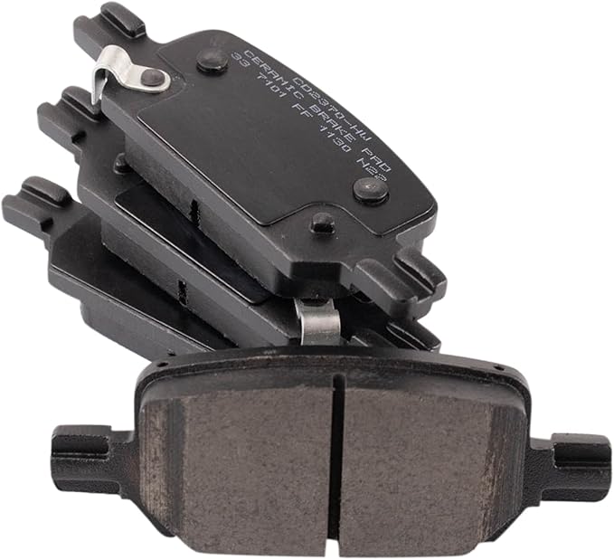 TRQ Rear Brake Pads Ceramic Compatible with 2021 Chevrolet Colorado 2021 GMC Canyon