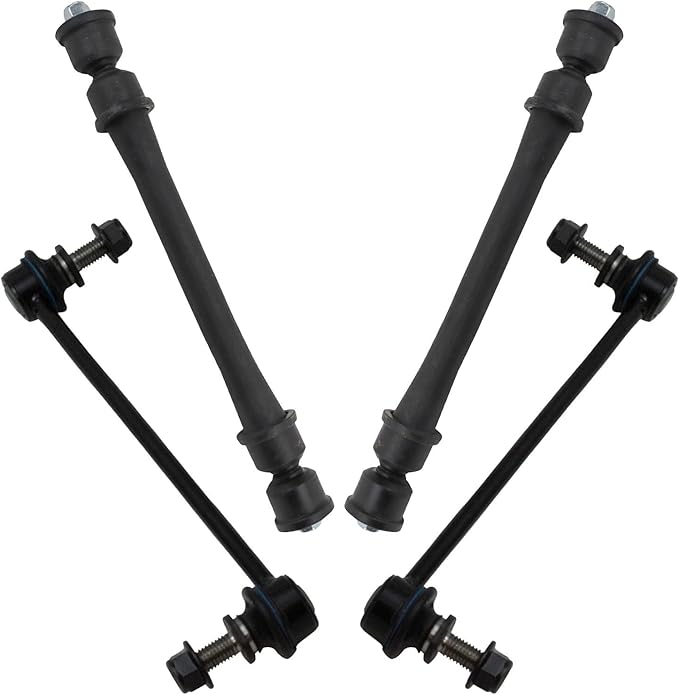 TRQ Front and Rear Sway Bar Link Set Compatible with 2010-2016 Cadillac SRX