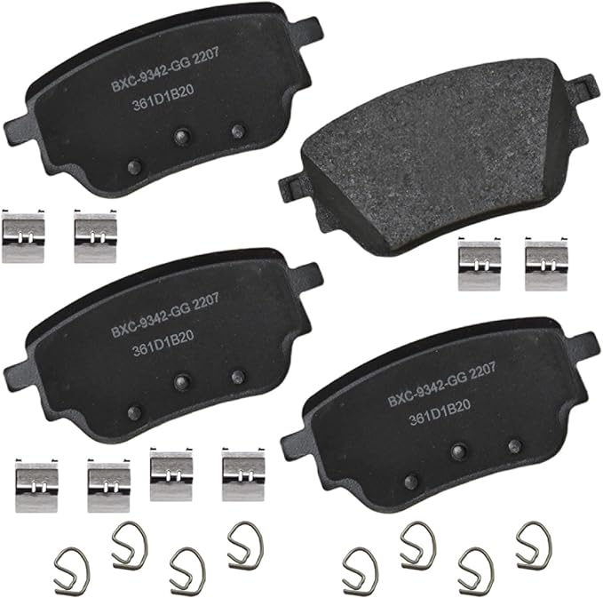 Bendix Premium SBC2207 Ceramic Rear Brake Pads for Mercedes-Benz A200 2020, A220 2021-2019, CLA200 2020-2019, CLA250 2021-2020
