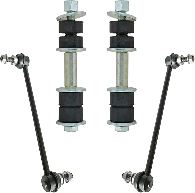 TRQ Front & Rear Sway Bar Stabilizer Link Set Compatible with 2000-2004 Nissan Xterra