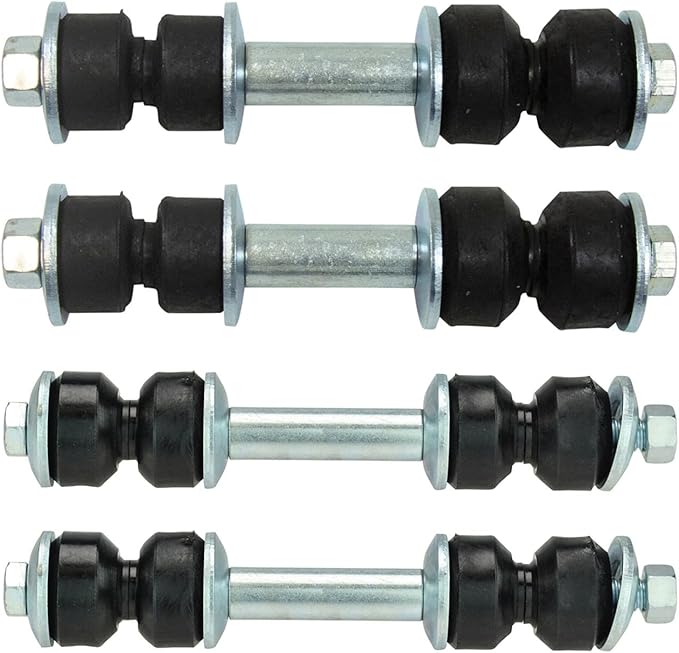 TRQ Sway Bar Stabilizer Link Set Front & Rear Compatible with 95-03 Aurora 00-05 Bonneville DeVille 06-11 DTS LeSabre Lucerne 97-05 Park Avenue 95-99 Riviera 99-04 Seville