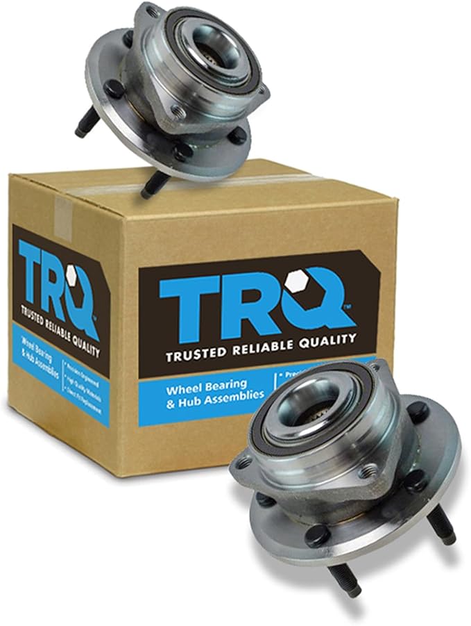 TRQ Left and Right Wheel Bearing and Hub Assembly Set 2 Piece Compatible with 11-15 Chevrolet Volt 12-17 Buick Verano 13-16 Cadillac ATS 13-15 ATS All Wheel Drive 2016 ATS L4 2.0L All Wheel Drive