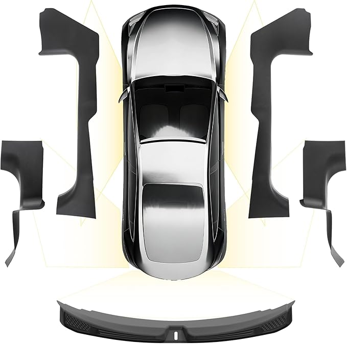 3W Tesla Model 3 Hignland Door Sill Protector 2024 2025 2026 Front & Rear, Rear Bumper, Trunk Sill Protector, Door Entry Guard, Edge Guards, TPE Customized Accessories