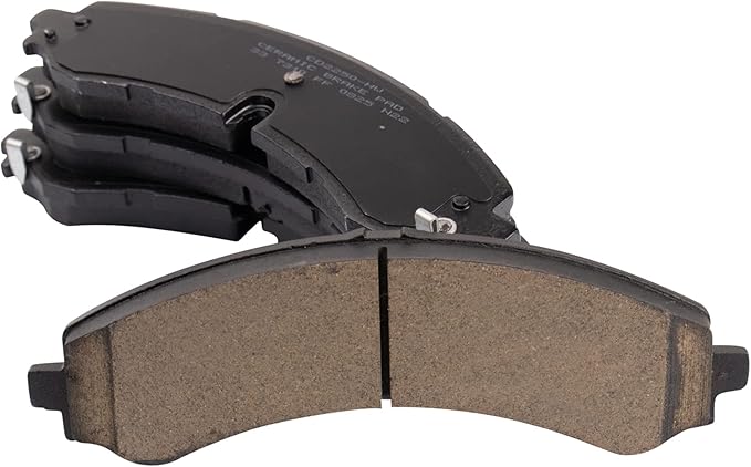 TRQ Brake Pads Ceramic Compatible with 2020-2022 Chevrolet Silverado 2500 HD 3500 GMC Sierra