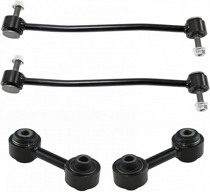 TRQ Sway Bar Stabilizer Link Set Compatible with 2008-2010 Ford F-250 Super Duty F-350 Super Duty