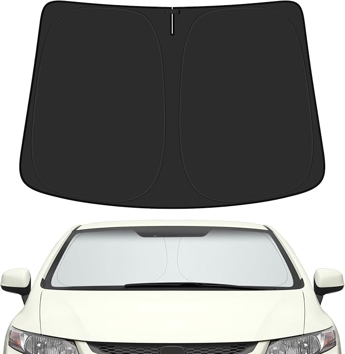 Car Windshield Sun Shade for Honda 2012-2015 Civic Accessories (OEM Design) Reflective Foldable Heat Insulation Sunshade for Ultimate Protection