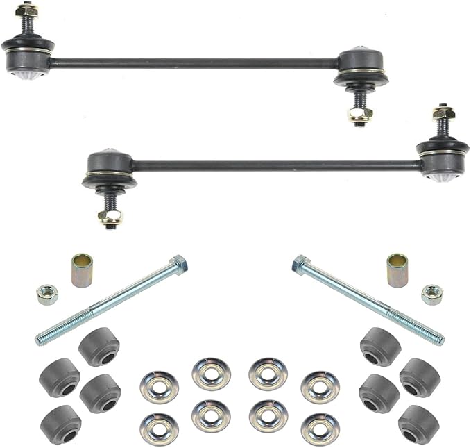 TRQ Front & Rear Sway Bar Stabilizer Link Set Compatible with 2000-2010 Ford Focus