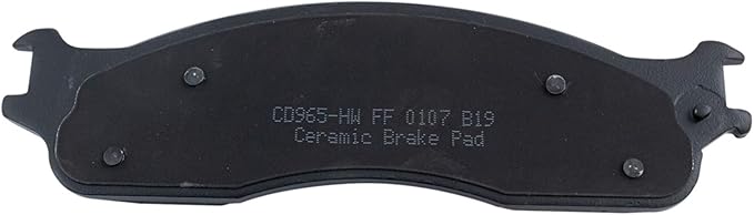 TRQ Front Brake Pads Ceramic Compatible with 2006-2008 Dodge Ram 1500 2003-2008 2500 3500