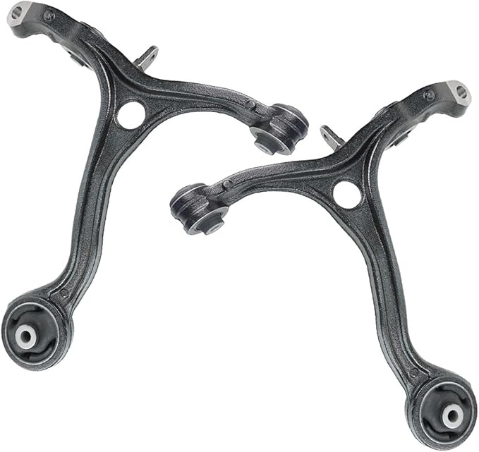 TRQ Front Lower Control Arm Set Compatible with 2009-2014 Acura TSX 2008-2012 Honda Accord HO4510100 HO4511100